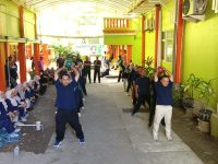 Estafet Bola Meriahkan Hari Pertama Peringatan Kemerdekaan RI di SMAN1TA